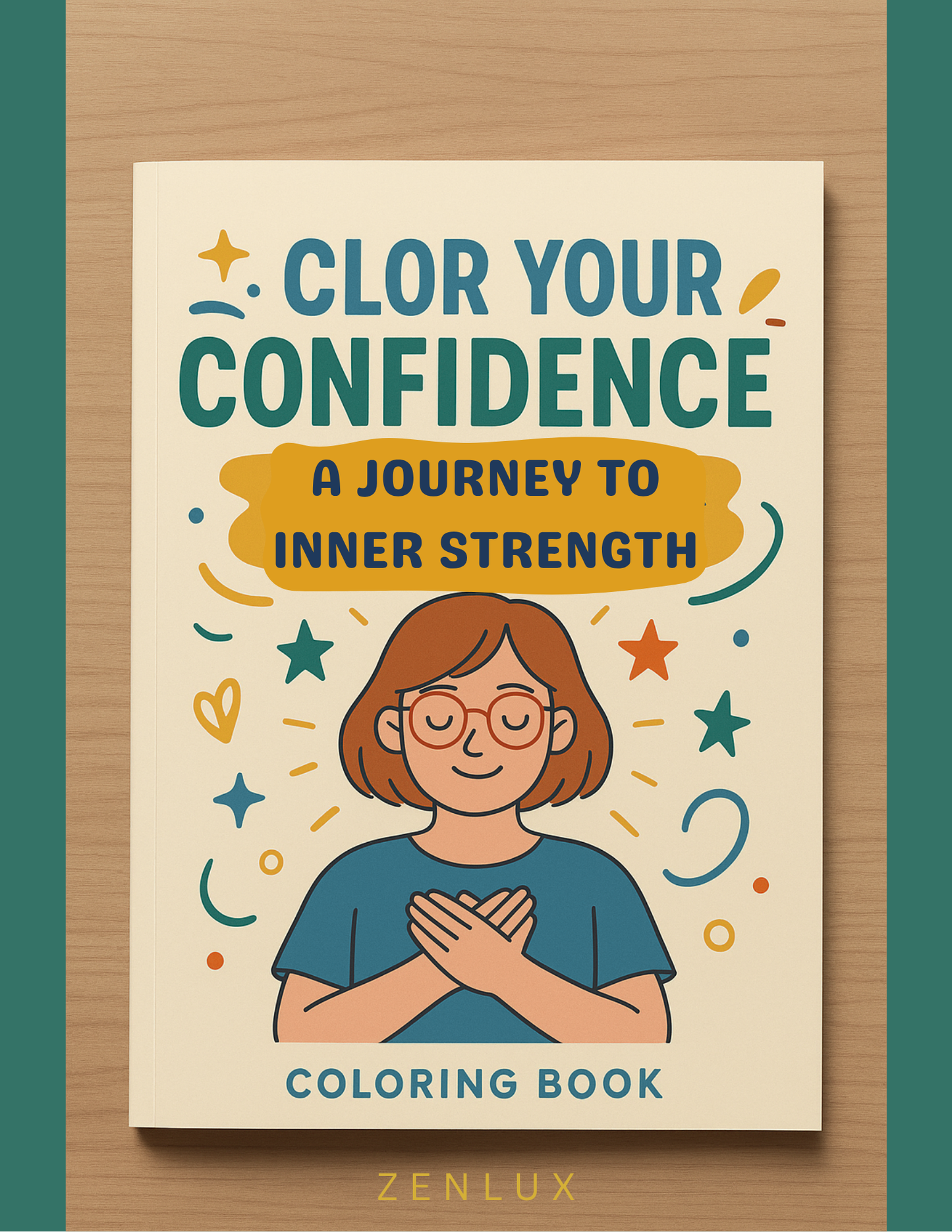 COLOR YOUR CONFIDENCE (coloring pages for preadolescents (ages 9–13))