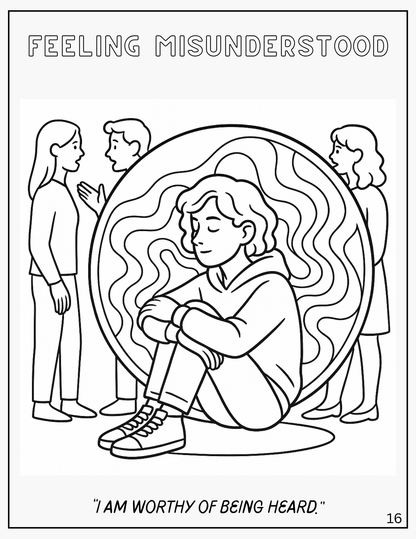 COLOR YOUR CONFIDENCE (coloring pages for preadolescents (ages 9–13))