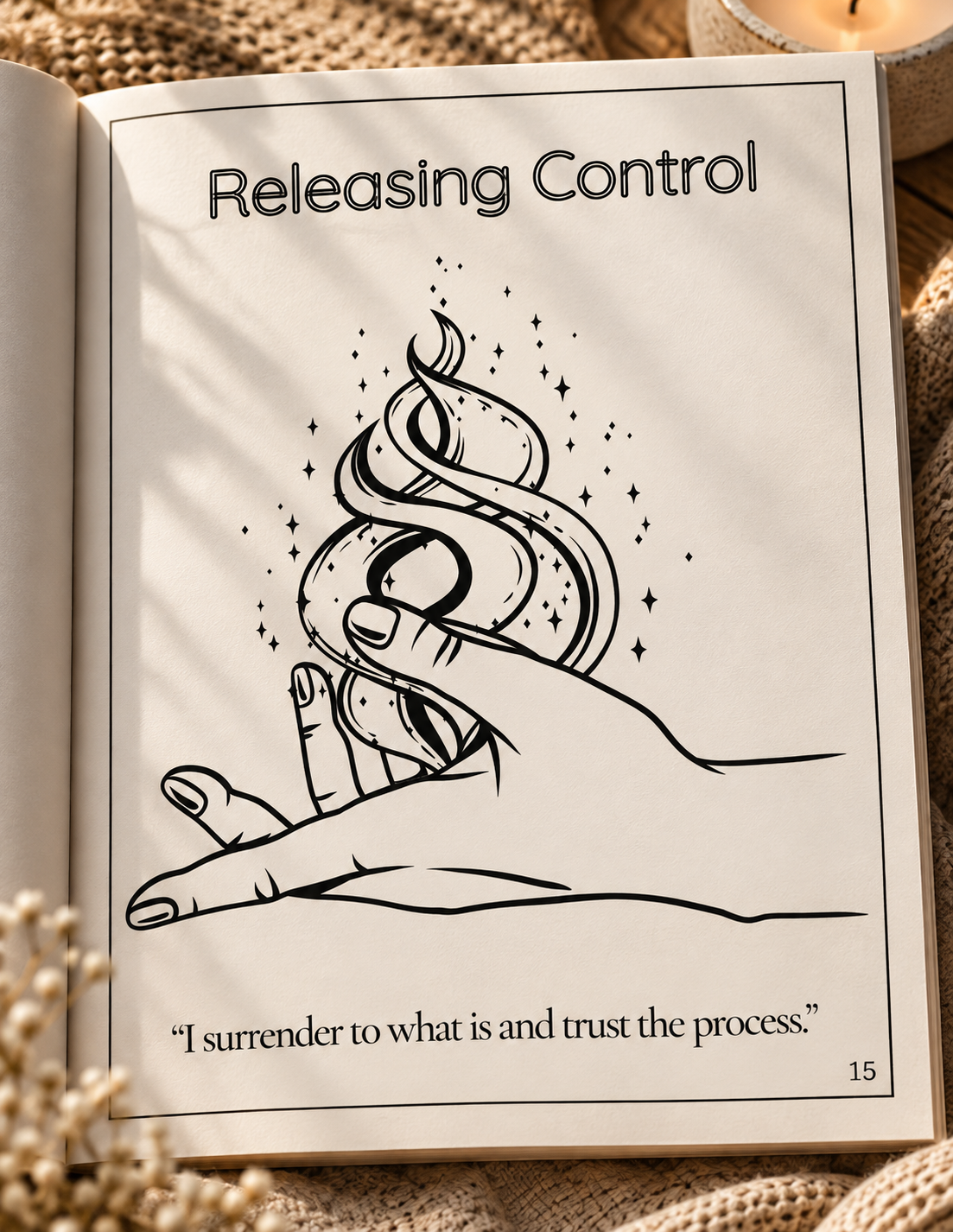 The Sacred Reset Healing (Coloring Pages) Digital Download