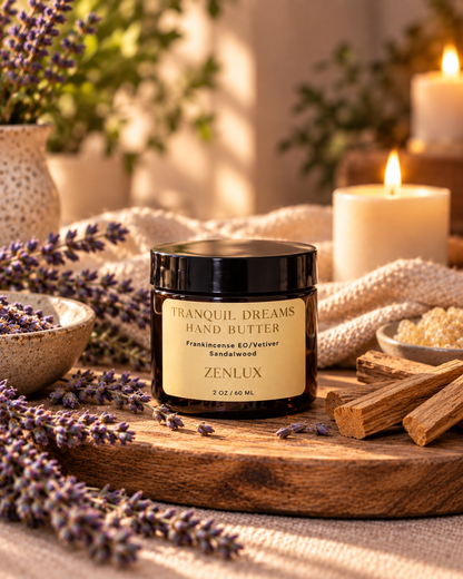 Tranquil Dreams Set (Eye Pillow, Aromatherapy Oil, Hand Cream)