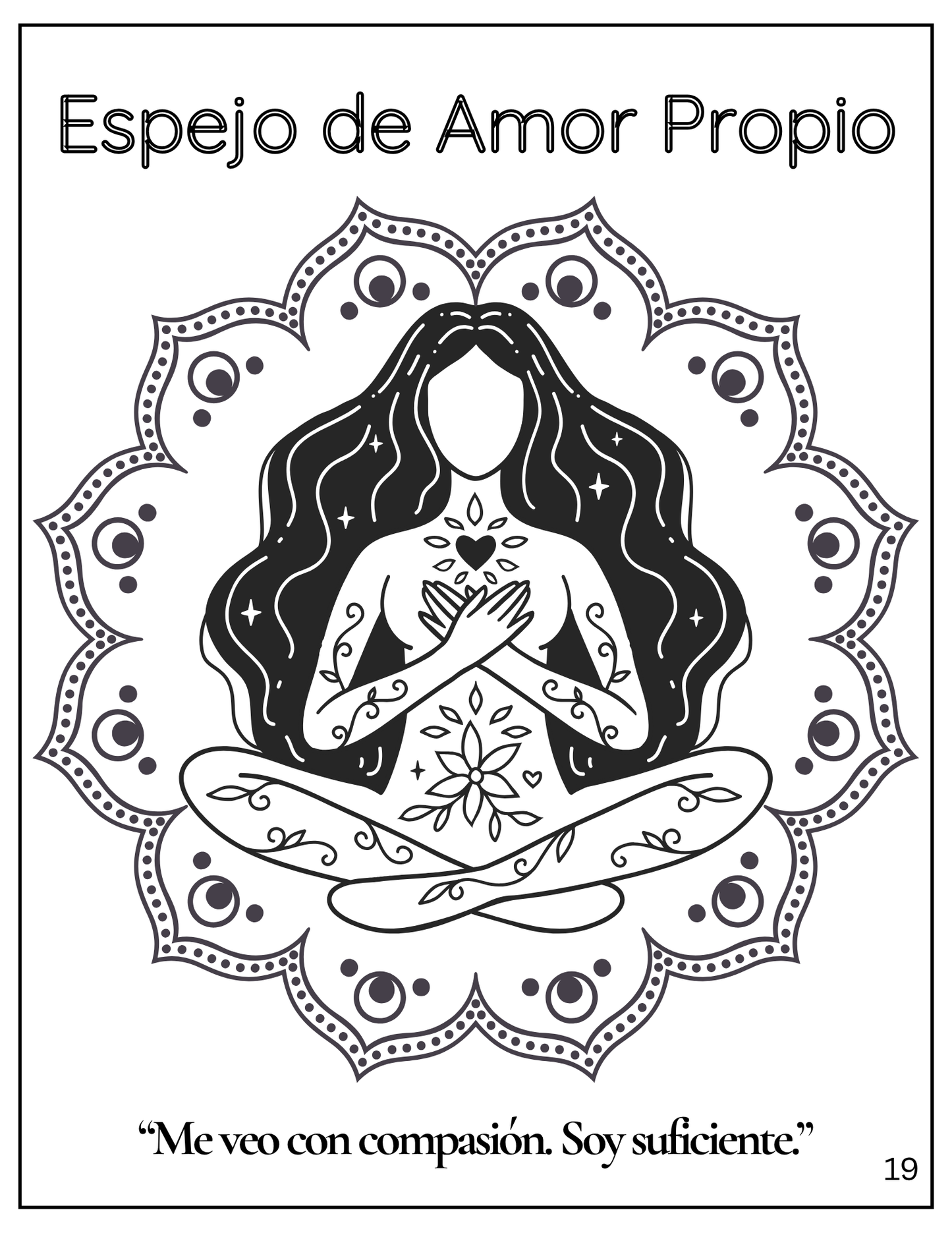 El Arte Sagrado de Sanar (libro para colorear)