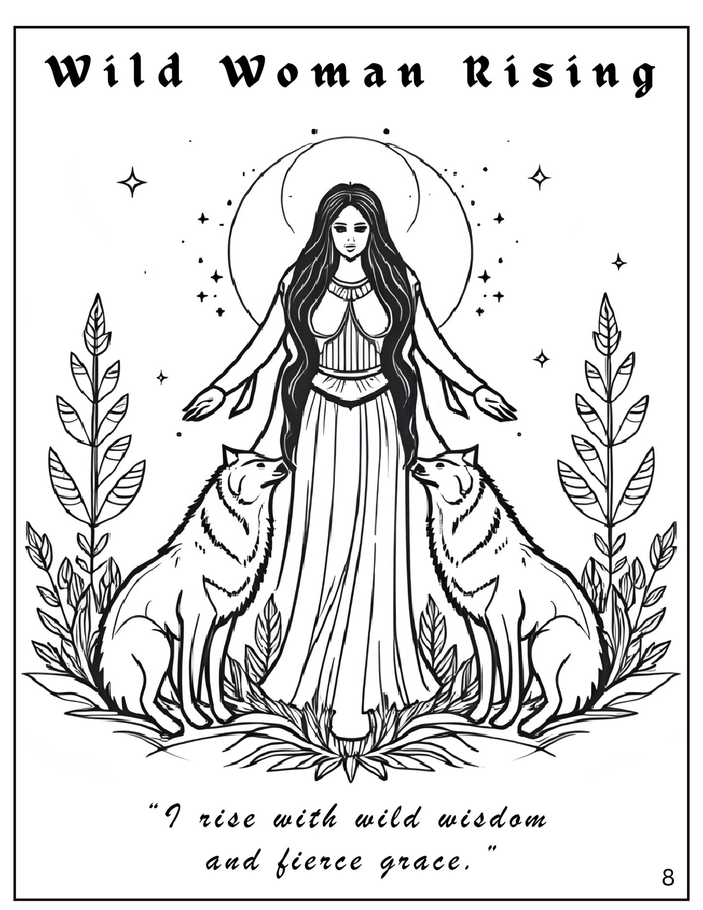 FEMENINE/GODDESS Coloring Book
