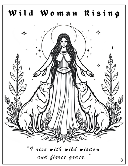 FEMENINE/GODDESS Coloring Book