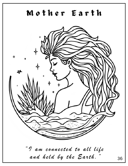 FEMENINE/GODDESS Coloring Book