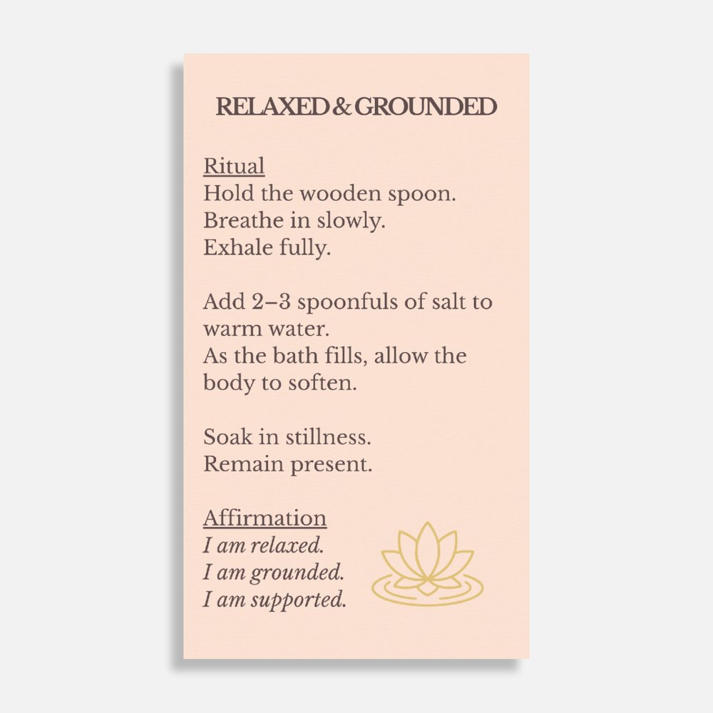 RELAXED & GROUNDED – Magnesium Aromatherapy Bath Salt