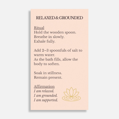 RELAXED & GROUNDED – Magnesium Aromatherapy Bath Salt
