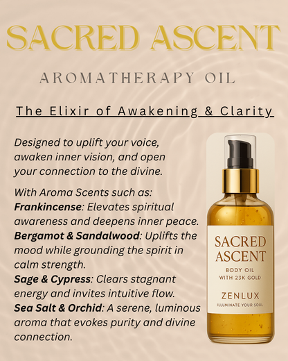 SACRED ASCENT (Healing Body Oil Attar Elixir)