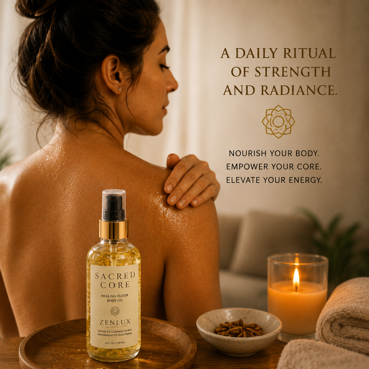 SACRED CORE (Aromatherapy Healing Body Oil)