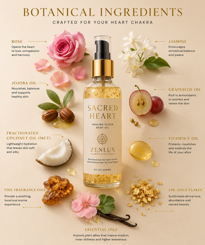 SACRED HEART (Aromatherapy Healing Body Oil)