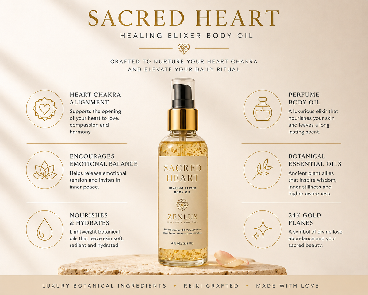 SACRED HEART (Aromatherapy Healing Body Oil)