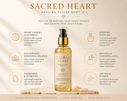 SACRED HEART (Aromatherapy Healing Body Oil)