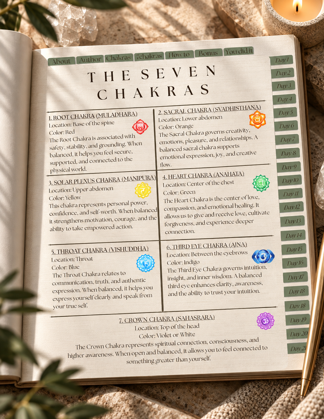SACRED RESET E-MANUAL. BALANCE YOUR CHAKRAS & REGULATE YOUR NERVOUS SYSTEM Digital Download