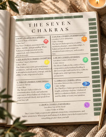 SACRED RESET E-MANUAL. BALANCE YOUR CHAKRAS & REGULATE YOUR NERVOUS SYSTEM Digital Download