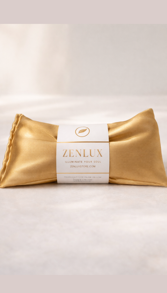 Tranquility Weighted Satin Eye Pillow · Lavender + Flaxseed
