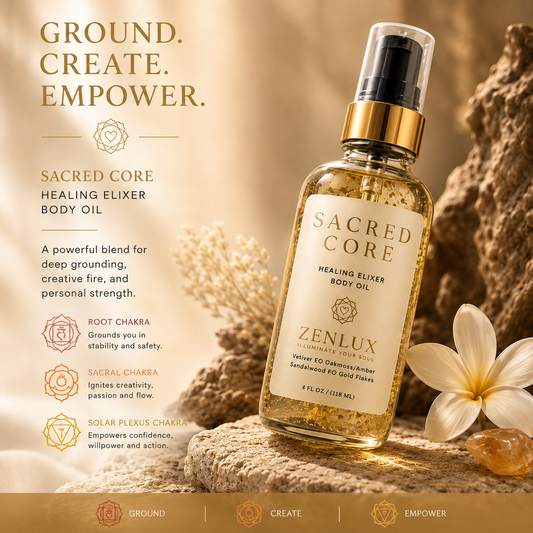 SACRED CORE (Aromatherapy Healing Body Oil)