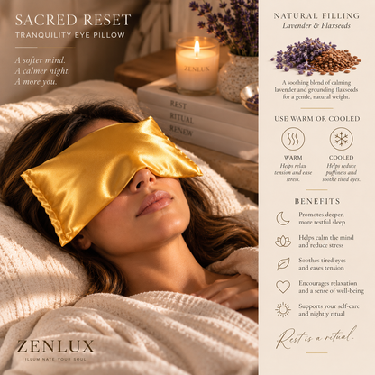 Sacred Sleep & Renewal Set (Eye Pillow, Aromatherapy Oil, Hand butter)